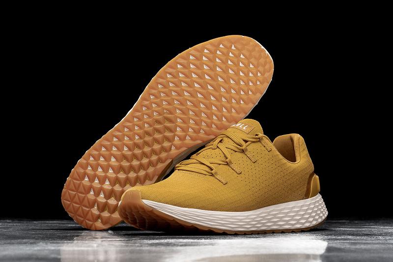 Nobull Wheat Ripstop Runner Women's Running Shoes Brown | USA R1684V